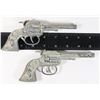 Image 1 : #1274 VINTAGE TOY CAP GUN PAIR TEXAS COWBOY PISTOL