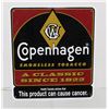 Image 1 : #1281 MODERN METAL SIGN COPENHAGEN TOBACCO