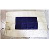 Image 1 : #1292 VINTAGE MILITARY SIGNAL CLOTH FLAG  69X35