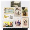 Image 1 : #1318 LOT OF 8 VINTAGE POSTCARDS INC HUMOUR 20TH