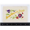 Image 1 : #1322 WW1 STITCHED SILK POSTCARD UNION JACK UK