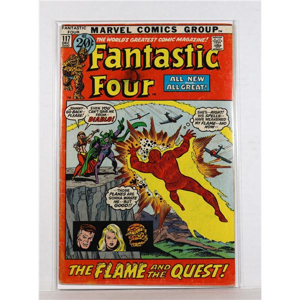 #1367 MARVEL COMICS FANTASTIC FOUR #117 DEC 1971