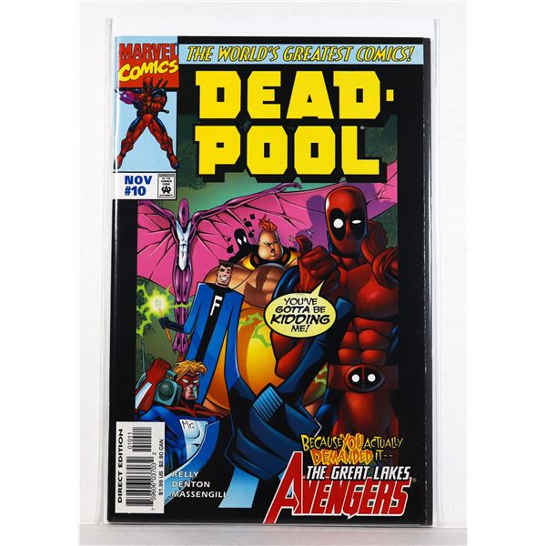 #1369 MARVEL COMICS DEADPOOL #10 NOV 1997