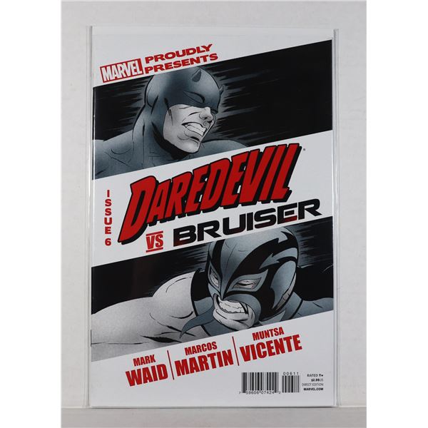 #1438 MARVEL COMICS DAREDEVIL VS BRUISER #6 2012