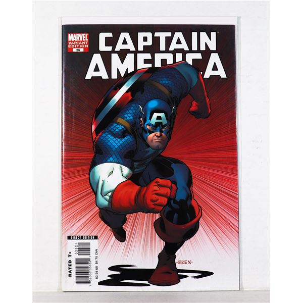 #1446 MARVEL  CAPTAIN AMERICA #25  2007 VARIANT