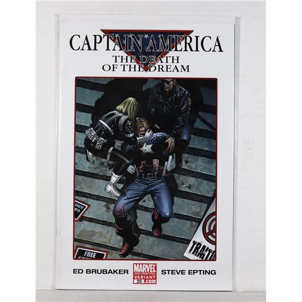 #1447 CAPTAIN AMERICA DEATH OF THE DREAM VARIANT