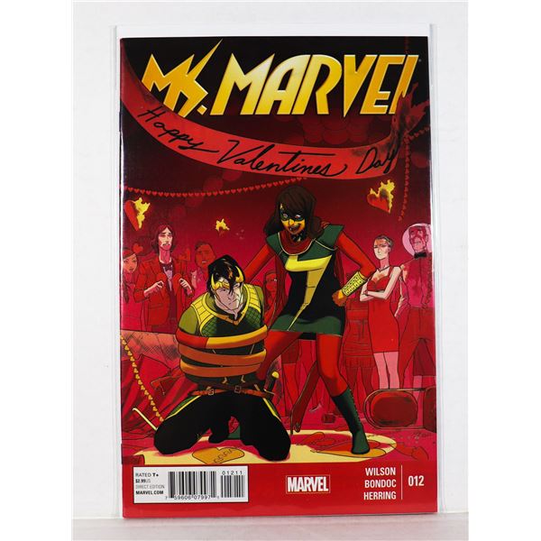 #1496 MARVEL COMICS MS. MARVEL #12 2014