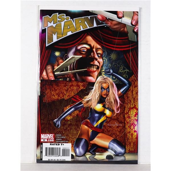 #1506 MARVEL COMICS MS. MARVEL #20 DECEMBER 2007