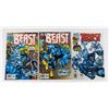 Image 1 : #1689 MARVEL COMICS THE BEAST #1-#3 X-MEN 1997