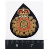 Image 1 : 123A ONTARIO PROVINCIAL  POLICE CLOTH CAP BADGE