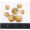 Image 1 : 119A PROVINCE OF ALBERTA GAOLS BUTTON LOT OF 7