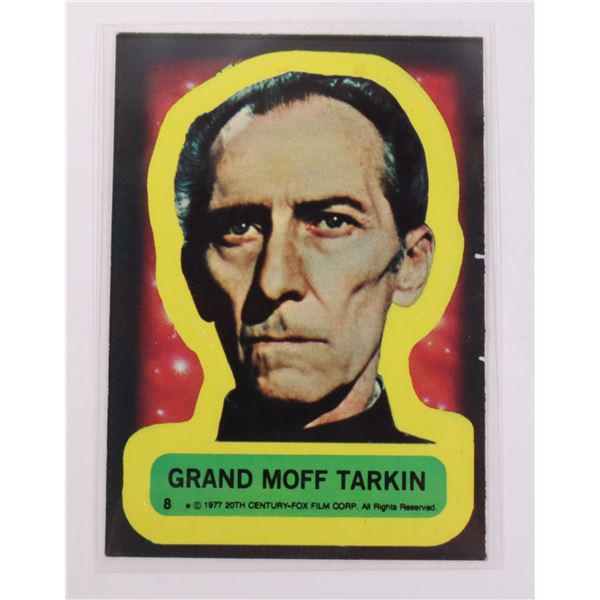 1190G 1977 STAR WARS TOPPS CARD MOFF TARKIN #8