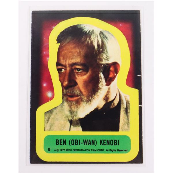 1190H 1977 STAR WARS TOPPS CARD OBI-WAN KENOBI #9