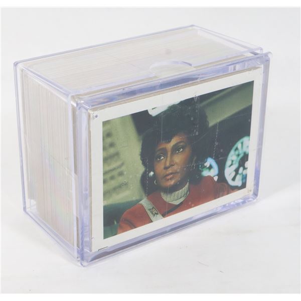1190J STAR TREK IV MOVIE CARDS IN CASE 1986 1987