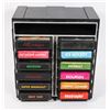 Image 1 : 1015B ATARI 2600 LOT OF 12 GAMES + ORGANIZER