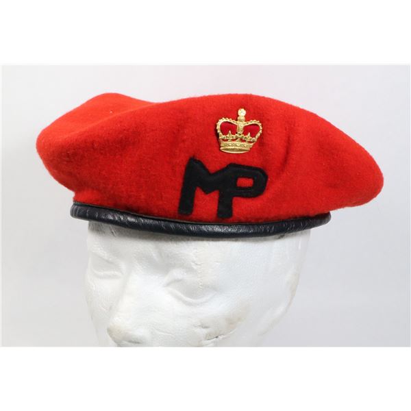 829C CANADIAN ARMY MILITARY POLICE BERET 1955