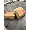 Image 2 : U-Line H-4052BL Plastic Holding Pallet w/ 1,800lb Capacity (48x40x34") - Filled w/ assembled cardboa