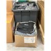 Image 2 : 2 boxes of black smell proof bags - pinch & slide