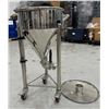 Image 2 : Stainless Steel conical fermenter w/ stainless ball valve & extra lid