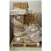Image 2 : Pallet of 6 oz white glass jar & lids