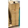 Image 2 : Group of 5 boxes of glass jars w/ caps - sz 10z - 200 pcs per box