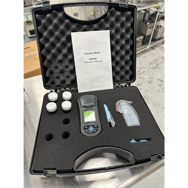 Sper Scientific 860040 Turbidity Meter complete w/ user manual and full kit
