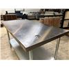 Image 2 : EFI - Restaurant Grade Stainless Steel Table - approx. 5ft x 30in - pictures for demonstration only,