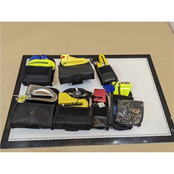 LOT DE 7 CADENAS DE DISQUE DE MOTO ASST