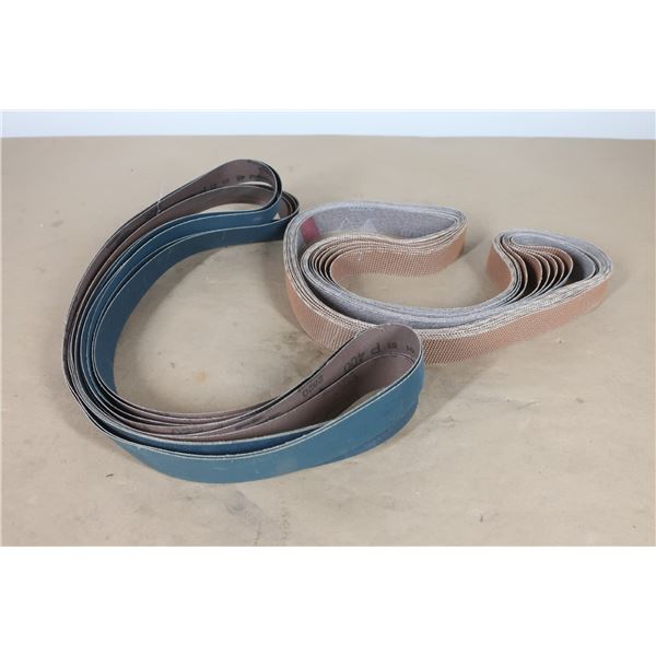 LOT DE 18 BANDES DE PAPIER AFFUTER 1"