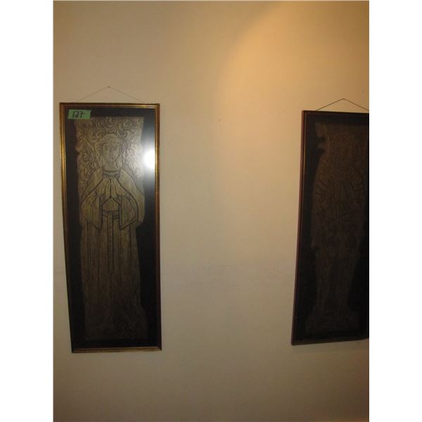KUNSTHANDLUNG WILD pair of framed ART