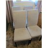 Image 1 : Set of four upholstered side chairs