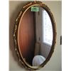 Image 1 : decorative oval wall mirror