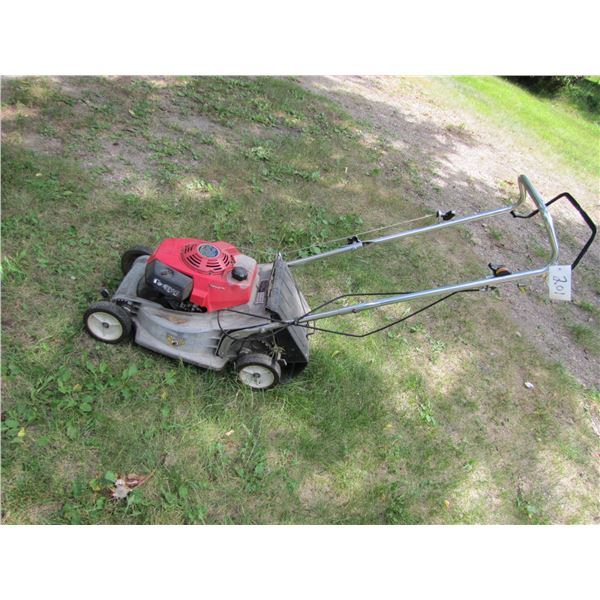 Honda HR 173 push Lawn mower - works - with Bagger