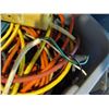 Image 8 : Tub of various extension cords