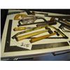 Image 2 : Framing Square, hammers, saws, wire brush ,