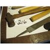 Image 8 : Hand saws, files , hacksaw, framing square, crowbar,