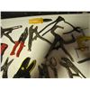 Image 4 : Assorted pliers , welding clamps, vice grips, scissors and tin snips