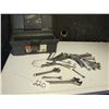 Image 1 : SAE and  metric wrenches And Crescent wrenches With toolbox