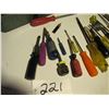 Image 2 : Assorted screwdrivers with metal tackle box