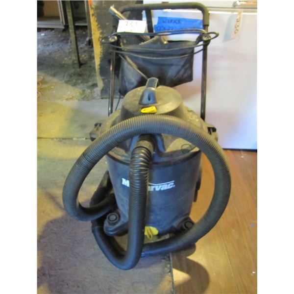 master vac shop vacuum  With extra hose