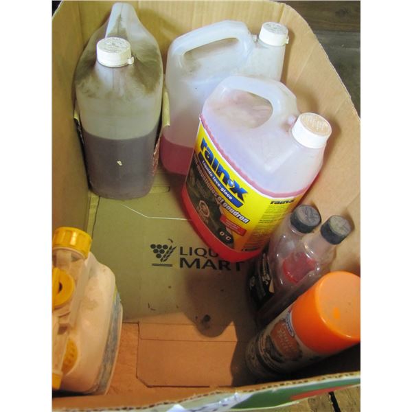 Windshield washer and various shop fluids