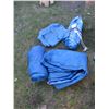 Image 1 : Lot of assorted blue tarps