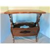 Image 1 : Wood table magazine rack