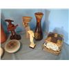 Image 5 : Wood decorations , clay wine chiller, assorted decorative items