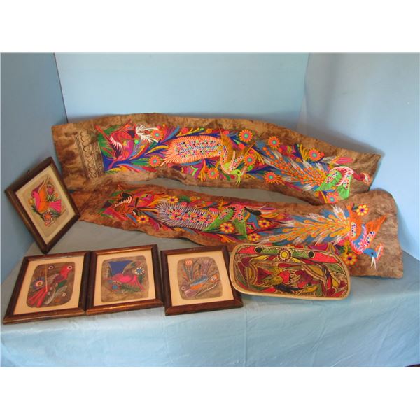 Colorful Mexican artwork