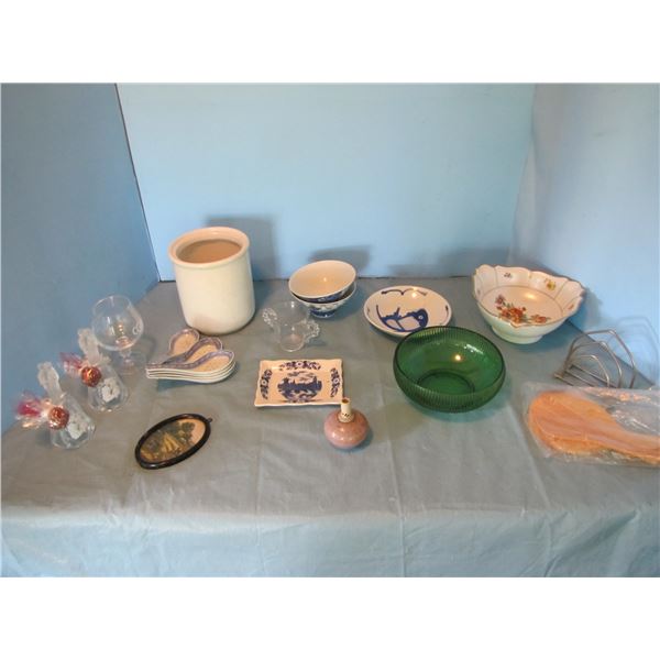 Bowls and other tableware And Pinwheel Crystal Etcetera