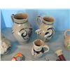 Image 3 : original GERZIT stoneware, germany - clay pitchers and assorted barware