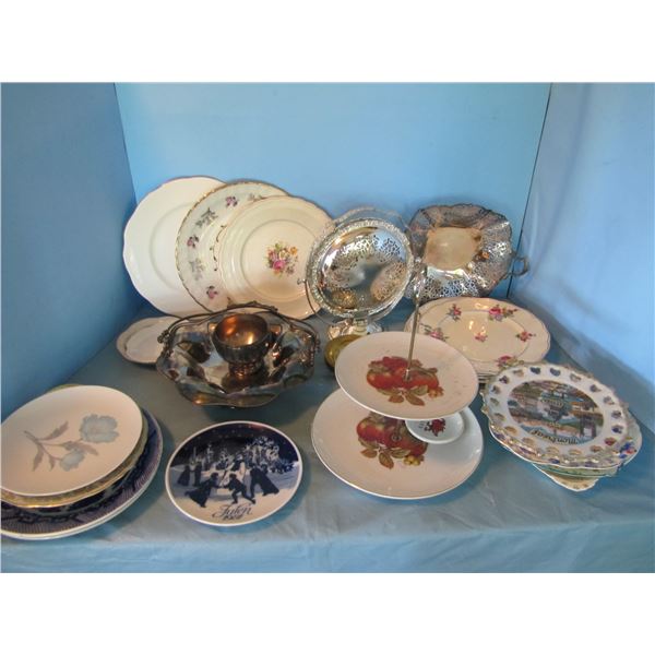 Decorative platters and plates