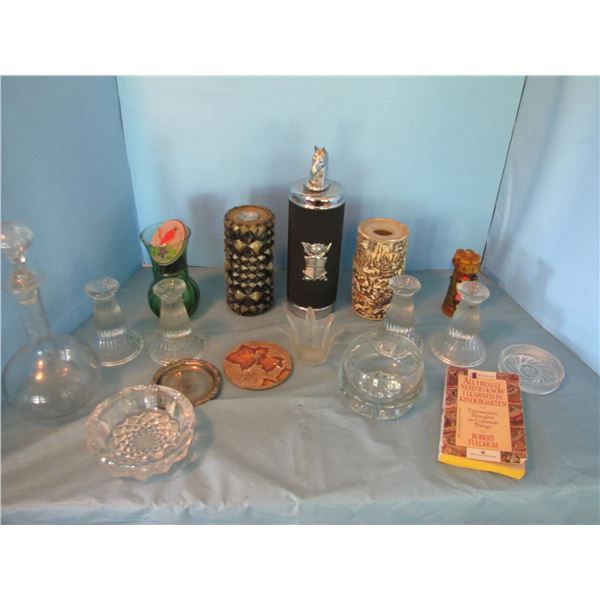 Barware, candle holders , Etcetera