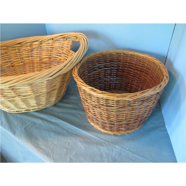 Woven baskets and Apple basket